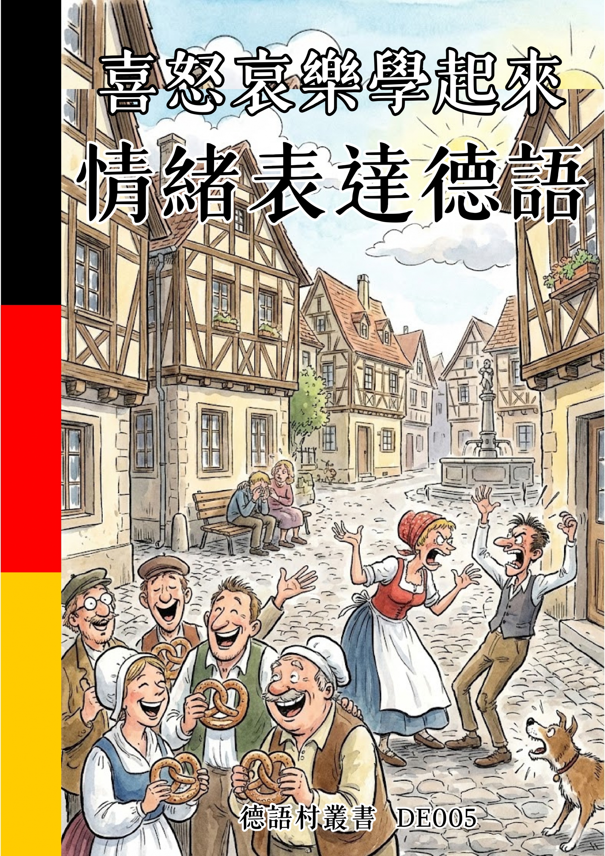 DE005 喜怒哀樂學起來 情緒表達德語 (128頁）