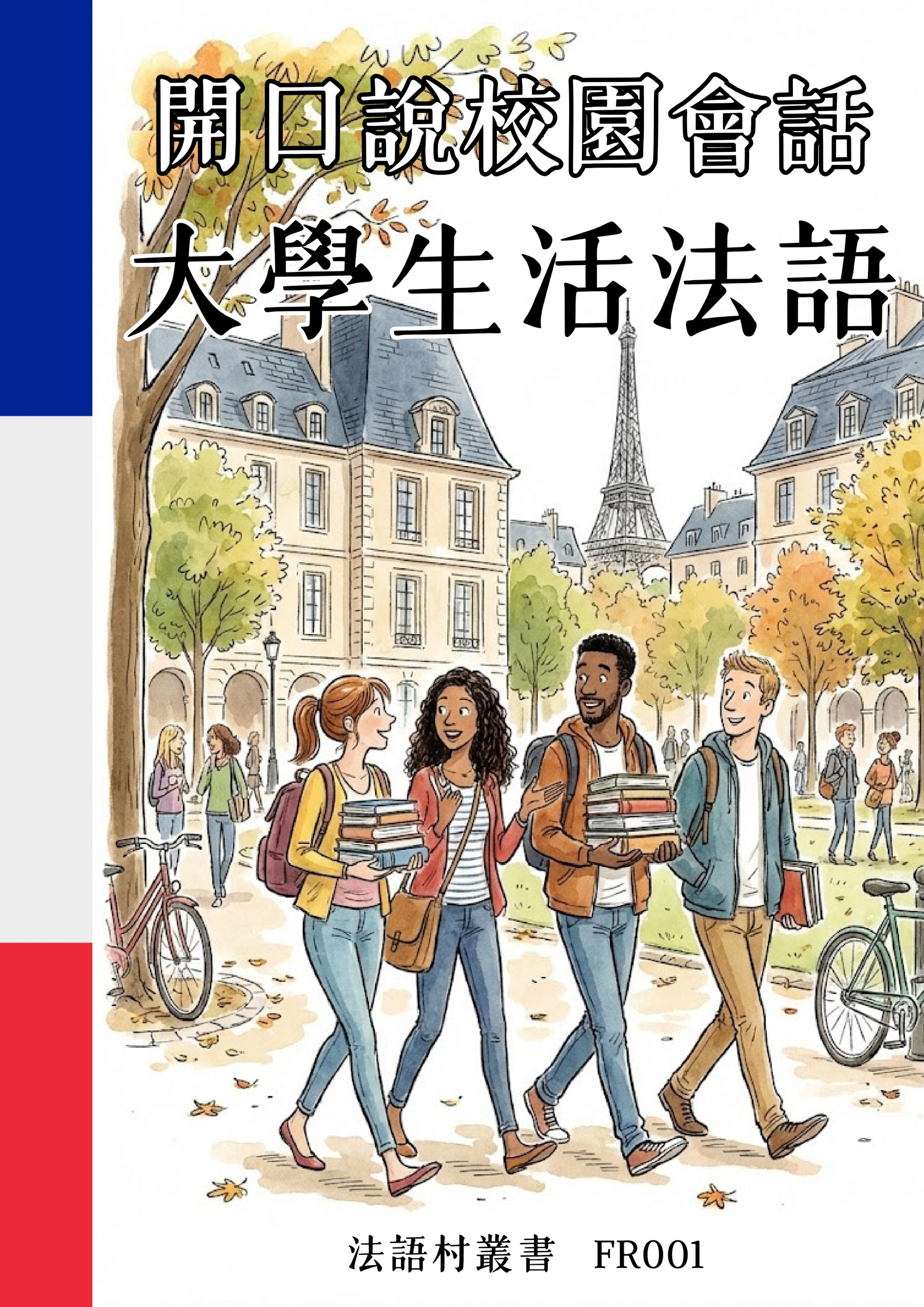 FR001 開口說校園會話 大學生活法語 (119頁）