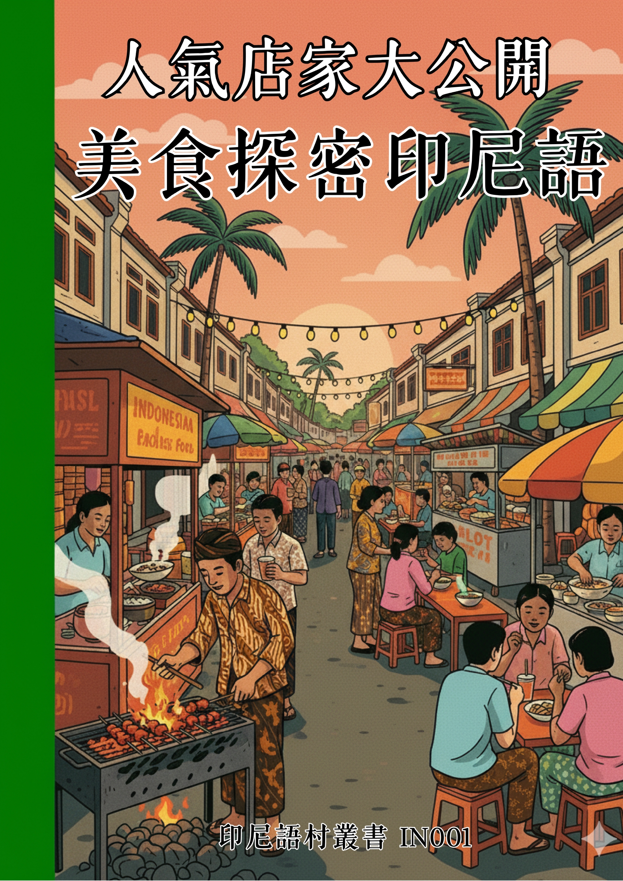 IN001 人氣店家大公開 美食探密印尼語(96頁)