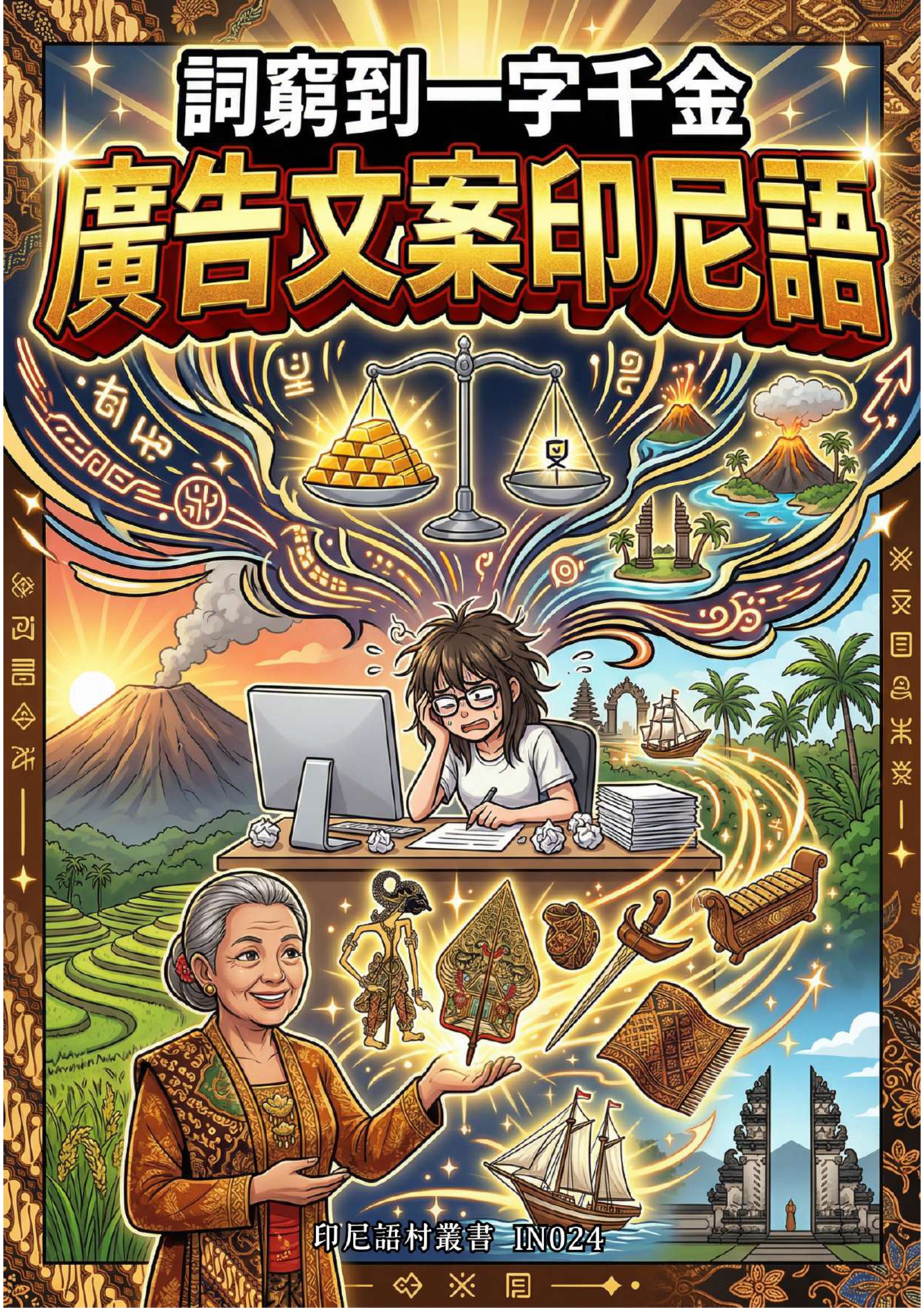 IN024 詞窮到一字千金  廣告文案印尼語 (116頁）